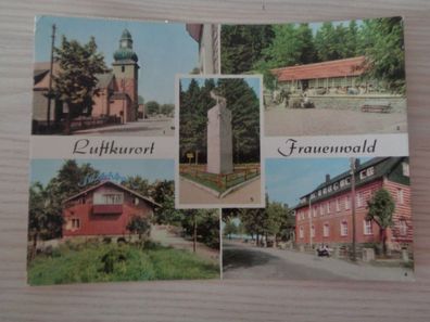 6076 Postkarte, Ansichtskarte -Luftkurort Frauenwald