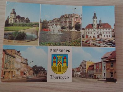 6077 Postkarte, Ansichtskarte -Eisenberg Thüringen