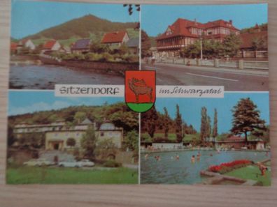 6078 Postkarte, Ansichtskarte -Sitzendorf im Schwarzatal