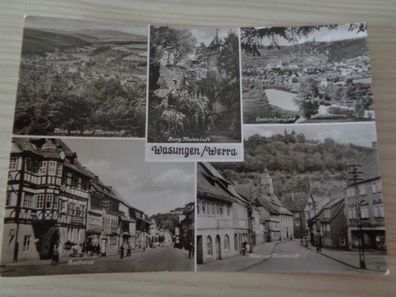6089 Postkarte, Ansichtskarte -Wasungen / Werra