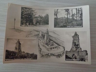 6100 Postkarte, Ansichtskarte -Kyffhäuser Denkmal