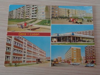 6105 Postkarte, Ansichtskarte -Gera Lusan