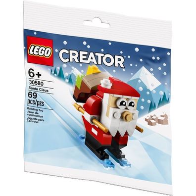 LEGO Creator 30580 Weihnachtsmann auf Skiern / Santa (Polybag, 2021)