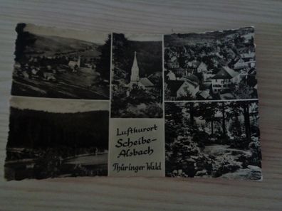 6137 Postkarte, Ansichtskarte -Scheibe Alsbach