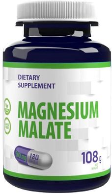 Hepatica Magnesium Malate 2000mg Per Serving 180 Vegan Capsules