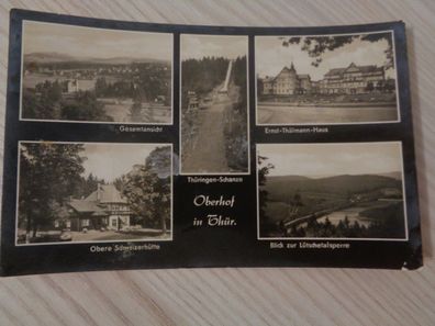 6156 Postkarte, Ansichtskarte - Oberhof in Thüringen
