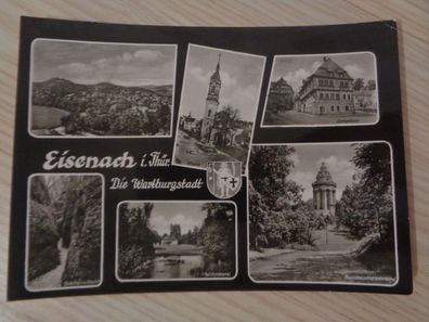 6166 Postkarte, Ansichtskarte - Eisenach -Die Wartburgstadt