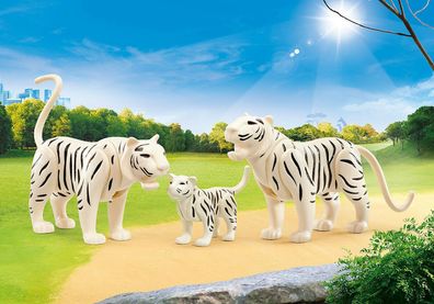 Weiße Tiger mit Baby Zoo Safari Tierpark NEU / OVP PLaymobil® 9872