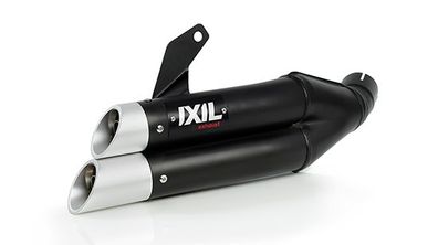 IXIL Hyperlow black XL Edelstahl-Komplettanlage für MT-07, 21- (RM33), Tracer ...
