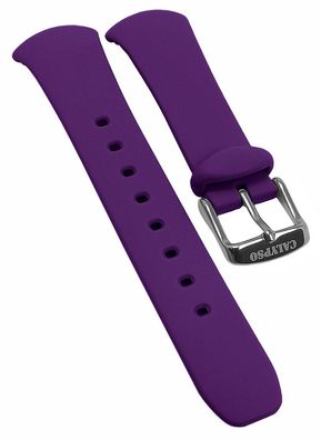Calypso Damen > Uhrenarmband lila Kunststoff Spezial Anstoß K5786/6