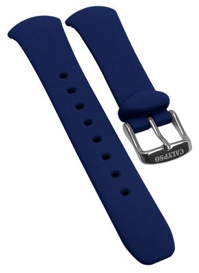 Calypso Damen > Uhrenarmband blau Kunststoff Spezial Anstoß K5786/3