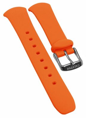 Calypso Damen > Uhrenarmband orange Kunststoff Spezial Anstoß K5786/2