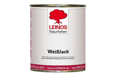 Leinos Weißlack 820 750 ml seidenglänzend