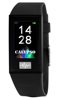 Calypso Smartime Watches Armbanduhr schwarz Schrittzähler K8500/6