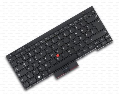 Tastatur DE Schwarz mit Pointer für Lenovo ThinkPad L430 L530 T430 T530 W530 X230 ...
