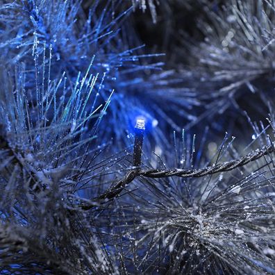 Micro LED Lichterkette 40er blau / schwarz aussen Konstsmide 3610-400