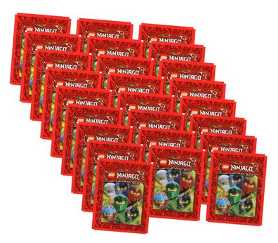 Lego Ninjago Serie 2 Sticker - Legacy Sammelsticker - 25 Tüten