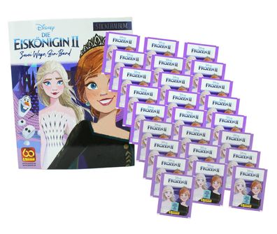 Disney Die Eiskönigin 2 Sticker - Zwei Wege Ein Band 2021 - 1 Album + 25 Tüten - ...