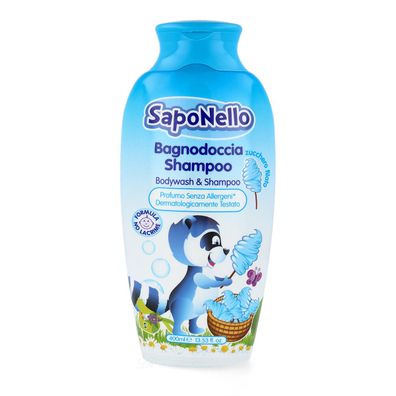 Paglieri SapoNello Duschgel & Shampoo Kids Zuckerwatte 400 ml