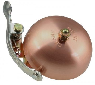 Crane Bell Co Suzu Fahrradklingel kupfer gebürstet brushed copper Steel Band Mount