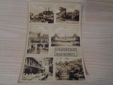 6201 Postkarte, Ansichtskarte -Volkssolbad Bad Kösen