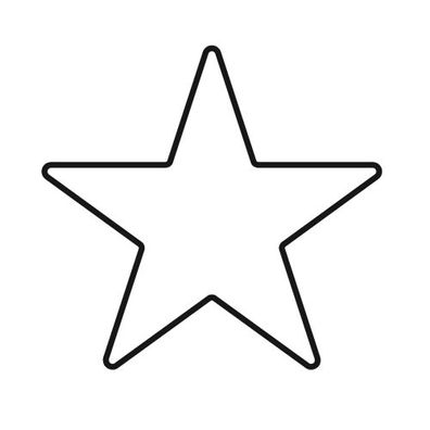 Kaiser Lebkuchenausstechform Stern groß