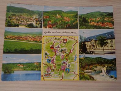 6213 Postkarte, Ansichtskarte -Grüße aus dem schönen Harz