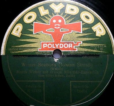 MAREK WEBER "Wiener Bonbons / Wiener Blut" Polydor 78rpm 10"