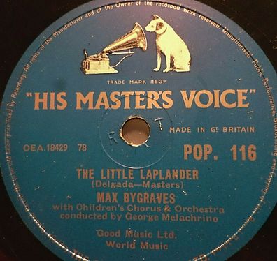 Max Bygraves "Meet Me On The Corner / The Little Laplander" HMV 1955 78rpm 10"