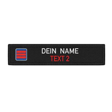 Namenschild Patch Hauptbrandmeister Feuerwehr personalisierbar #38538