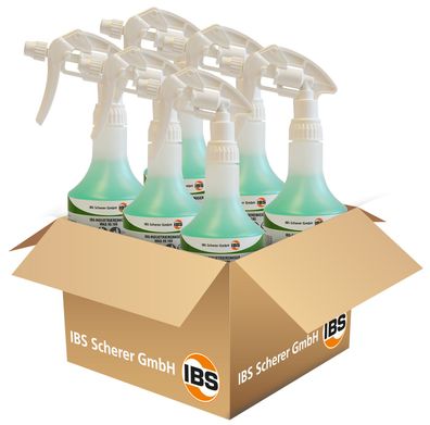 IBS Industriereiniger 6 x 500 ml, Maschinenreiniger, Sprühreiniger, Spezialreinige
