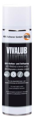 IBS Kettenspray Vivalub 12 x 500 ml, Seilspray, Schmiermittel, Öl, Reiniger