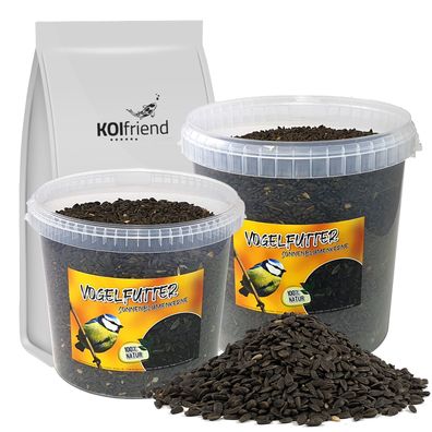 Sonnenblumenkerne schwarz 5 - 20 Liter Vogelfutter Wildvogelfutter Ernte 2023