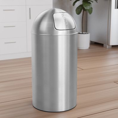 Jago® Push Mülleimer 50L Abfalleimer Abfallsammler Abfallbehälter Papierkorb