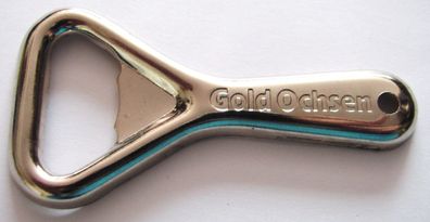 Gold Ochsen - Flaschenöffner - Motiv 1