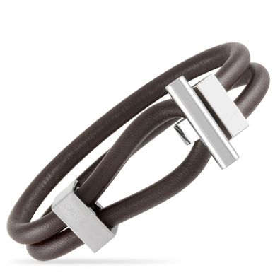 Calvin Klein Bracelet Armband Leather Leder KJ8WCB09010M
