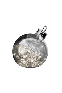 Sompex LED Dekoleuchte Ornament Große Weihnachtskugel mit Beleuchtung smoke 25 cm