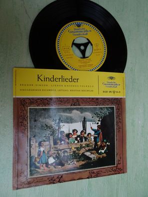Single Grammophon 30221EPL Kinderlieder Bruder-Singer unseres Volkes Biechtler