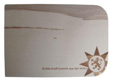 Gerolsteiner - Das Wasser mit Stern - Holzschneidebrett - 29,5 x 20,5 x 1,5 cm