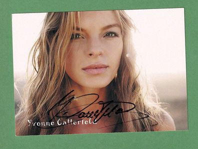 Yvonne Catterfeld (deutsche Sängerin u. Schauspielerin ) - persönlich signiert