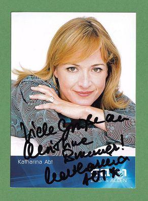 Katharina Abt - persönlich signierte Autogrammkarte