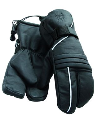 3-Finger Leder Winterhandschuh