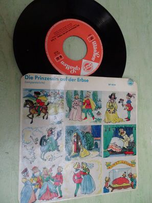 7" Single Tempo EP 4124 Die Prinzessin auf der Erbse Margit Seeber Obermaier Wenz
