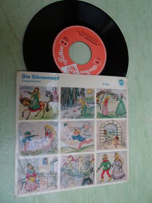 7" Single Tempo EP 4158 Die Gänsemagd Margit Seeber Hedda Obermaier Wenz