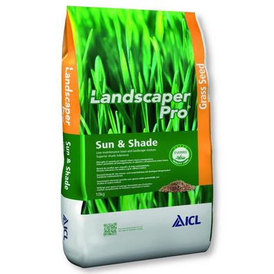 CL- Landscaper Pro Sun & Shade 10 kg Sonne Schattenrase Rasensaat Rasenmischung
