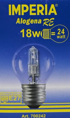 9er Set Luminizer 3000 Classic Halogen A55 E27 18W=21W dimmbar Leuchtmittel