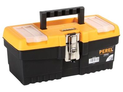 PEREL - OM13M - Werkzeugbox mit Metallschlössern - 320 x 155 x 139 mm