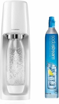 SodaStream Easy - weiß - inkl. PET-Flasche 1l + 1 Kohlensäurezylinder
