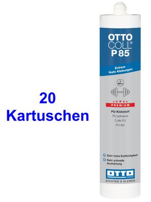 Ottocoll® P85 20 x 310 ml Der hochfeste Premium-PU-Klebstoff Für innen und außen