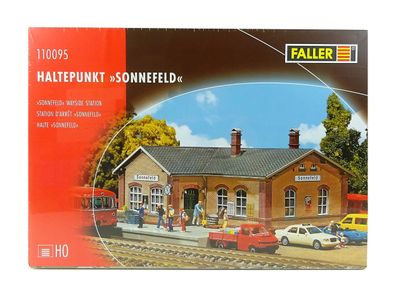 Modellbahn Bausatz Haltepunkt Sonnefeld, Faller H0 110095 neu OVP